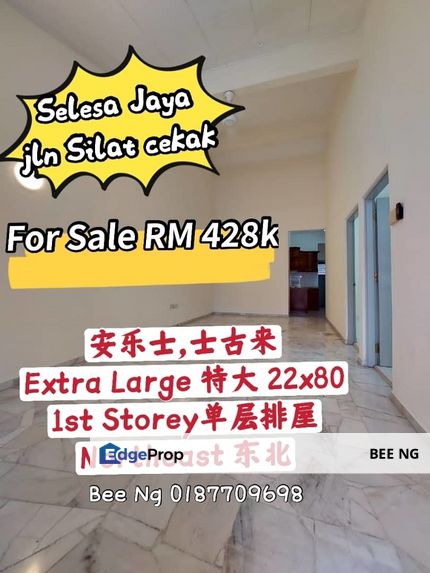 Bandar Selesa Jaya Jln Silat Cekak 1st Storey 22x80 Fully Renovated, Johor, Skudai