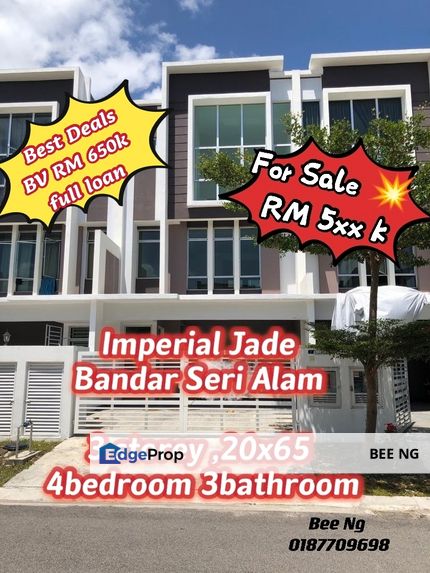 Imperial Jade Residenz Seri Alam Masai 3 Storey Brand New  , Johor, Masai