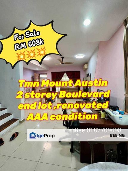 Taman Mount Austin 2 Storey Boulevard Renovated AA condition, Johor, Johor Bahru