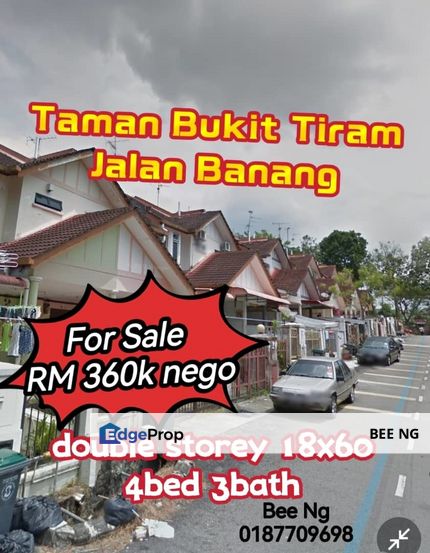 Taman Bukit Tiram Ulu Tiram Jalan Banang 2 Storey 18x60 full loan , Johor, Ulu Tiram