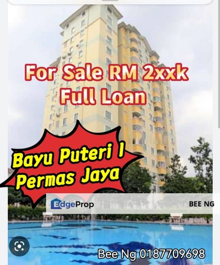 Bayu Puteri 1 Permas Jaya Low Floor Full Loan , Johor, Johor Bahru