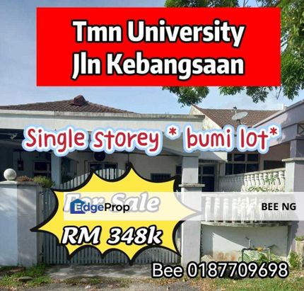 Taman Universiti Skudai Jalan Kebangsaan Single Storey Bumi Lot , Johor, Skudai