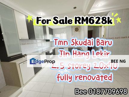 Taman Skudai Baru @ Jalan Hang Lekir 2.5 Storey Terrace Fully Renovated  , Johor, Skudai