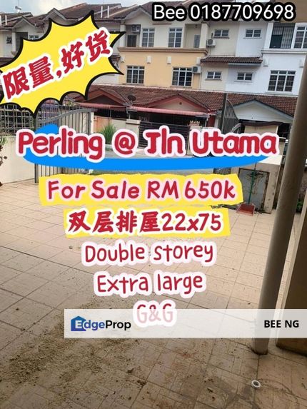 Taman Perling Jalan Utama 2 Storey Terrace 22x75 G&G Full Loan , Johor, Johor Bahru