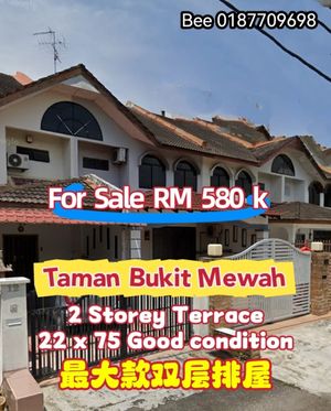 Taman Bukit Mewah Tampoi 2 Storey 22x75 Biggest Super Value Good ...