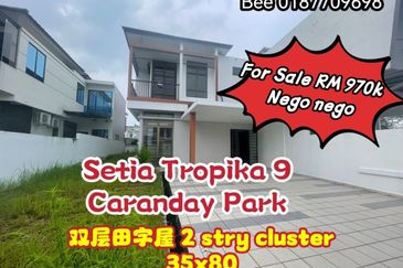Setai Tropika 9 @ Caranday Park 2 Storey Cluster Lowest Price 