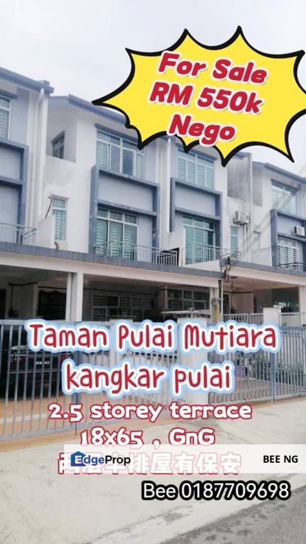 Pulai Mutiara Kangkar Pulai 2.5 Storey Terrace for sale , Johor, Kangkar Pulai