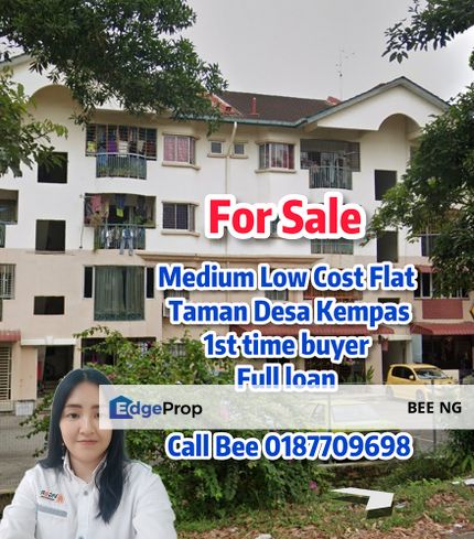 Medium Low Cost 2nd floor @ Desa Kempas AA listing, Johor, Johor Bahru