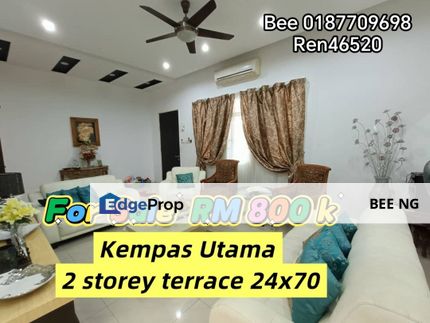 Taman Kempas Utama 24x70 2 storey terrace , Johor, Johor Bahru