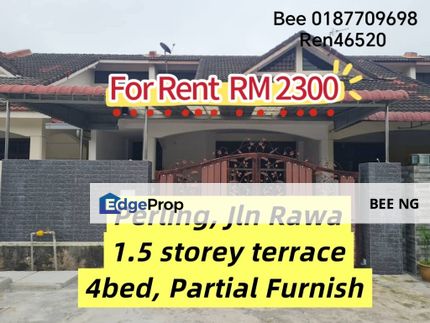 Perling Jalan Rawa 1.5 storey terrace house Partial Furnished , Johor, Johor Bahru