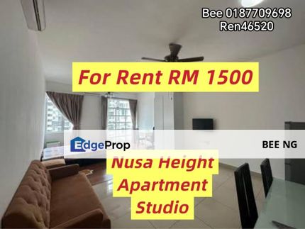 Nusa Height Gelang Patah Studio for rent, Johor, Gelang Patah