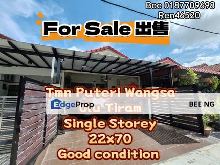 Taman Puteri Wangsa Ulu Tiram Single Storey renovate 22x70, Johor, Ulu Tiram