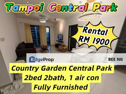 Country Garden Central Park @ Tampoi 2bed fully furnished for Rent , Johor, Johor Bahru