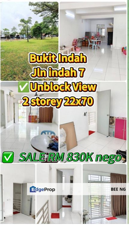 Bukit Indah JB Jln indah 7 unblock view 2 storey terrace , Johor, Johor Bahru