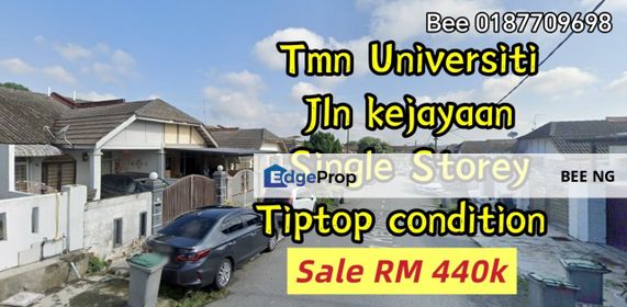 Taman Universiti Skudai Jln Kejayaan Single Storey full loan tiptop condition , Johor, Skudai