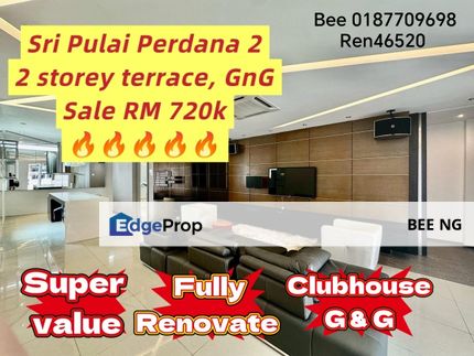 Pulai Perdana 2  @ Skudai @ clubhouse @ Fully Renovate 2 storey terrace for sale , Johor, Skudai