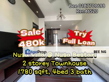 Nusa Villa @ Nusa Bestari 2 Storey Townhouse Fully Renovation , Johor, Nusajaya