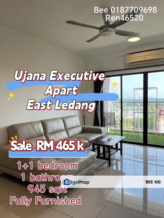Ujana Executive Apartments East Ledang Fully Furnished for Sale , Johor, East Ledang