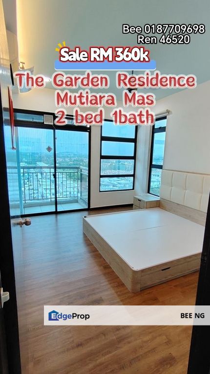 The Garden Residence @ Mutiara Mas 2bed fully furnished for sale , Johor, Skudai