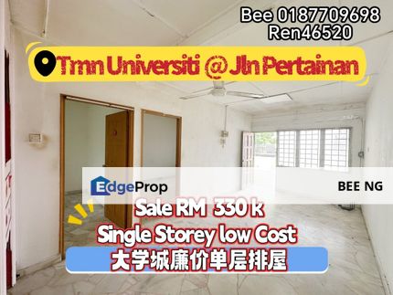 Taman Universiti Skudai Low cost Single Storey Terrace for sale , Johor, Skudai