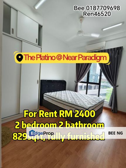 The Platino Apartment @ Skudai Paradigm mall 2bedroom Fully Furnish for rent , Johor, Johor Bahru