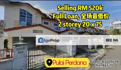 Pulai Perdana 2 double storey terrace 22x75 jual Murah murah , Johor, Skudai