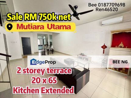 Taman Mutiara Utama Skudai 2 storey terrace Renovate for sale , Johor, Skudai