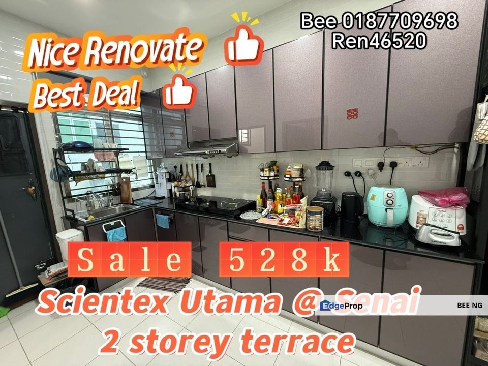 Scientex Utama Senai 2 Storey Terrace Nice Renovate for sale, Johor, Senai