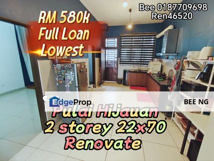 Pulai Hijauan Kangkar Pulai 2 storey 22x70❗ lowest market❗ full loan❗ cash back , Johor, Kangkar Pulai
