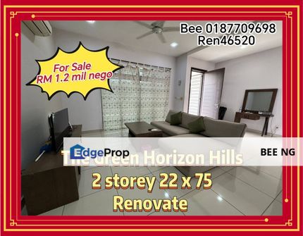 The Green Horizon Hills 2 storey terrace 22x75 cheapest in market price ❗❗❗, Johor, 