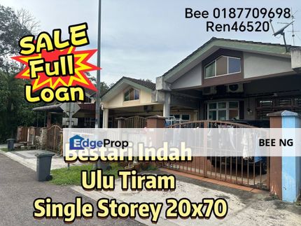 Bestari Indah Ulu Tiram Full Loan Single Storey , Johor, Ulu Tiram