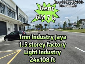 Taman industry Jaya 1.5 storey factory for Rent for Rental @RM7,000 By ...