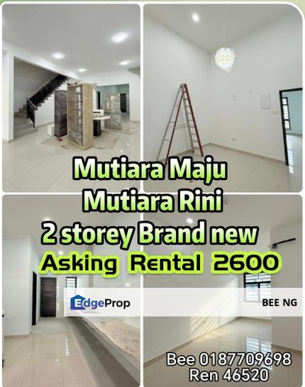 Mutiara Maju Mutiara Rini Brand New 2 storey terrace partially furnish , Johor, Skudai