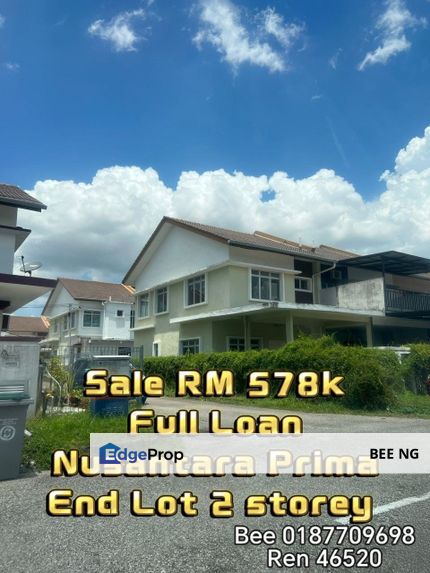Nusantara Prima Gelang Patah 2 storey terrace End Lot for sale , Johor, Gelang Patah