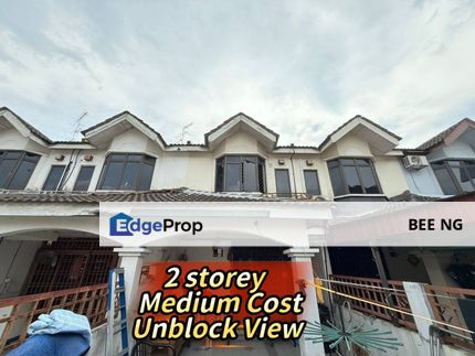 Tan Sri Yacob 2 storey Medium Cost unblock view for sale , Johor, Skudai