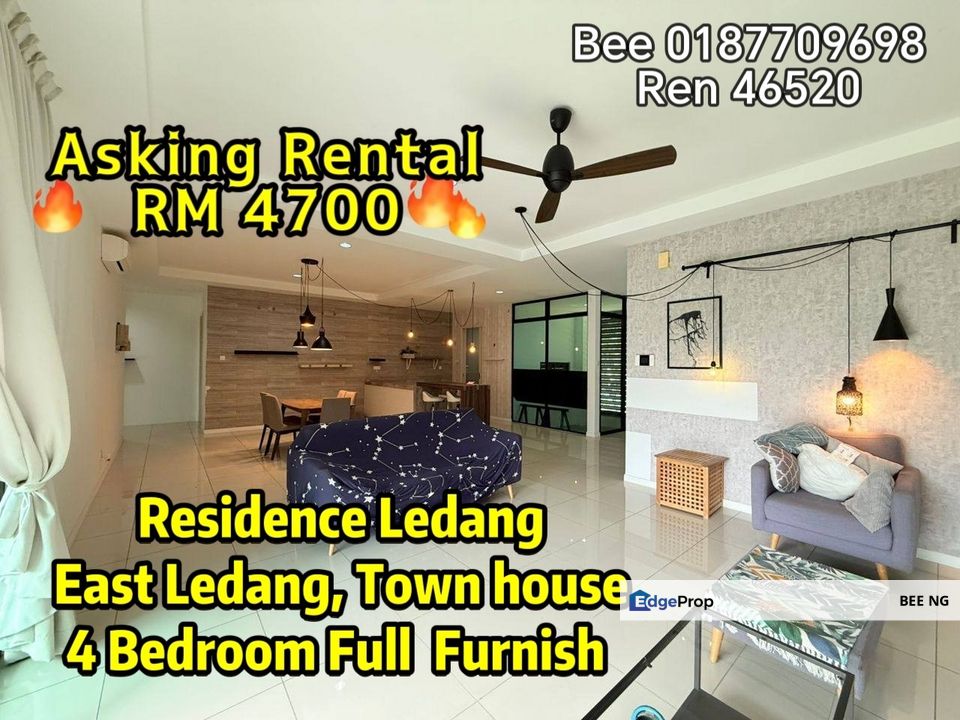 East Ledang Town House 4Bedroom Fully Furnish , Johor, Nusajaya