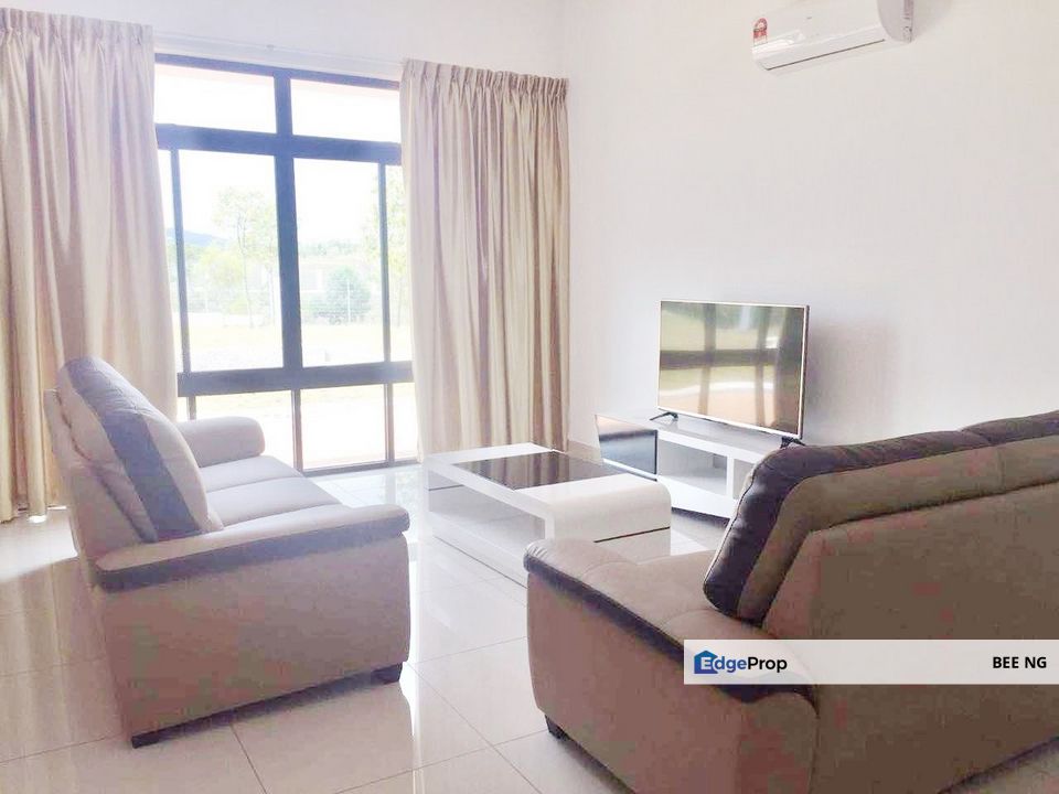 The Canal Garden North Horizon Hills double storey superlink fully furnished for rent , Johor, 