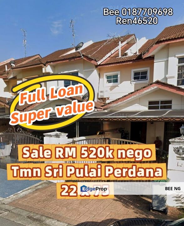 Taman Sri Pulai Perdana Skudai Double Storey Terrace 22x75 Full Loan Cash Back, Johor, Skudai