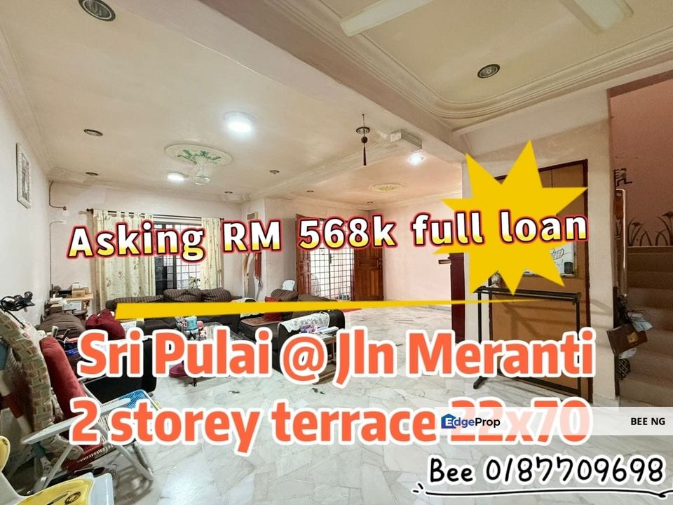 Taman Sri Pulai Jalan Meranti 2 storey terrace good condition renovate full loan  , Johor, Skudai