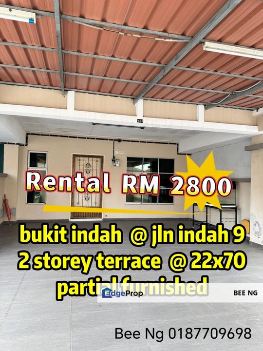 Bukit Indah Jalan Indah 9 / Double storey terrace / partial furnish / nego , Johor, Johor Bahru