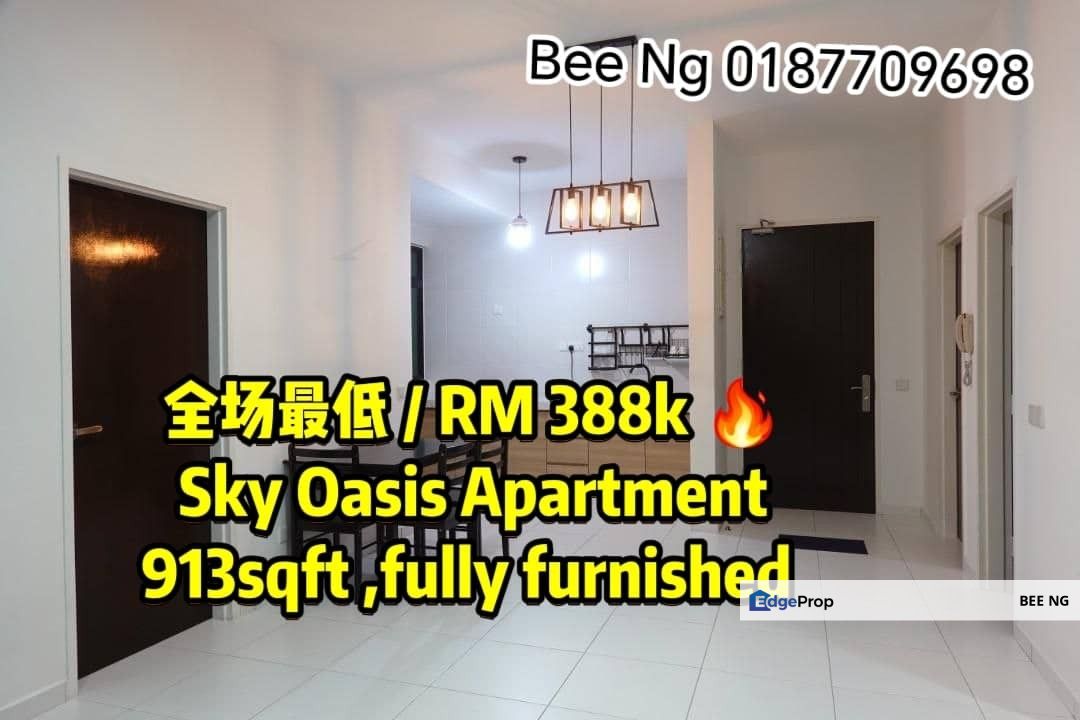 Sky Oasis Residence @ Austin 2+1bed lower market price Full Loan - for sale  , Johor, Johor Bahru