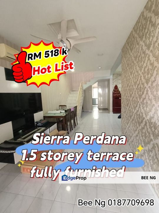 Sierra Perdana / Masai / fully renovated / 1.5 storey terrace for sale , Johor, Masai
