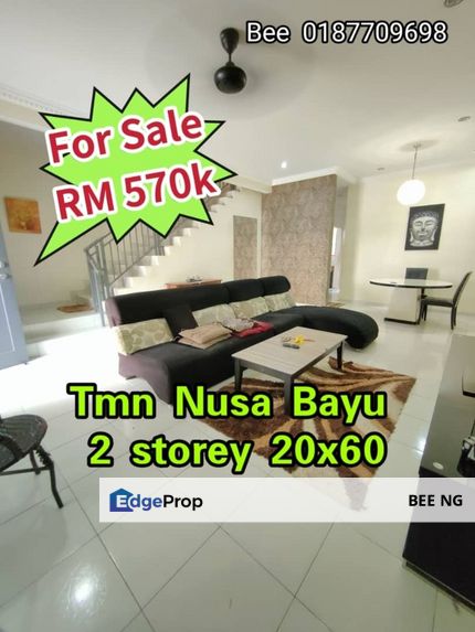 Taman Nusa Bayu 2 Storey Terrace 20x60 , Johor, Nusajaya