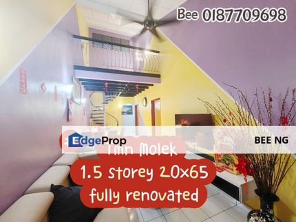 Taman Molek 1.5 Storey Terrace 20x65 3bed Fully Renovate Best Deal , Johor, Johor Bahru