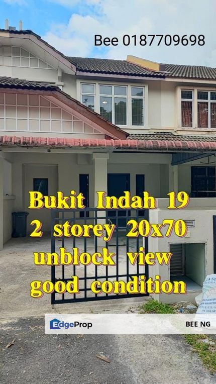 Bukit Indah 19 Double Storey 20x70 unblock renovate , Johor, Johor Bahru