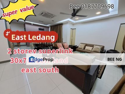 East Ledang Iskandar Pureri 2 storey superlink 30x70+10ft land super value , Johor, Nusajaya