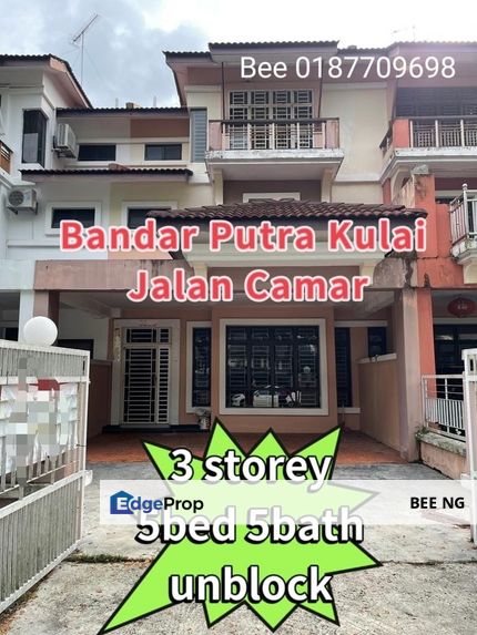 Bandar Putra Kulai Jalan Camar 3 Storey Terrace House Lowest Price  , Johor, Kulai