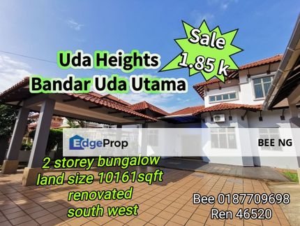 Uda Heights @ Bandar Uda Utama 2 Storey Bungalow Renovated Blw Market Px, Johor, Skudai