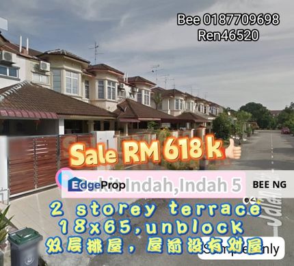 Bukit Indah,Indah 5 2 storey terrace unblock lower price , Johor, Johor Bahru