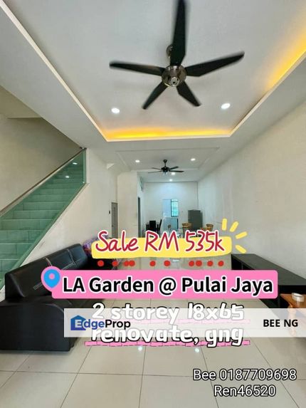 LA Garden Pulai Jaya 2 Storey Terrace GnG For Sale  , Johor, Kangkar Pulai